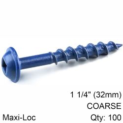 KREG Blue Kote Pocket Hole Screws 32mm 1.25